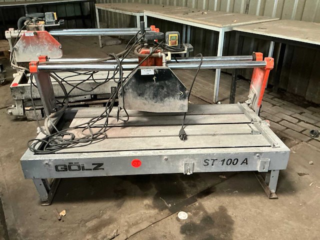 Golz st 100 a steenzaagtafel - afbeelding 2 van  8
