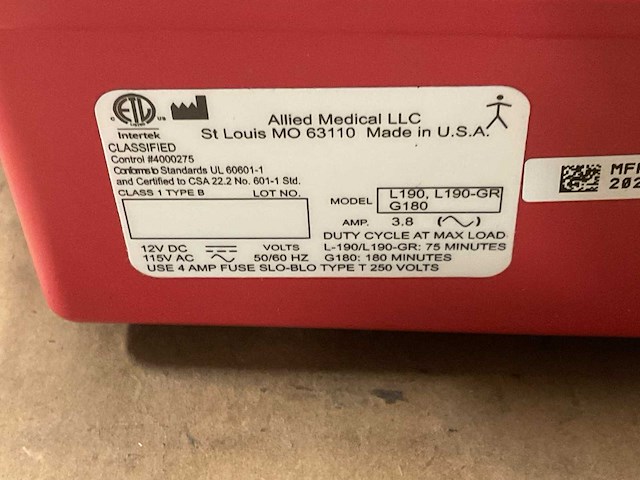Gomco g180 suction pump - afbeelding 4 van  7