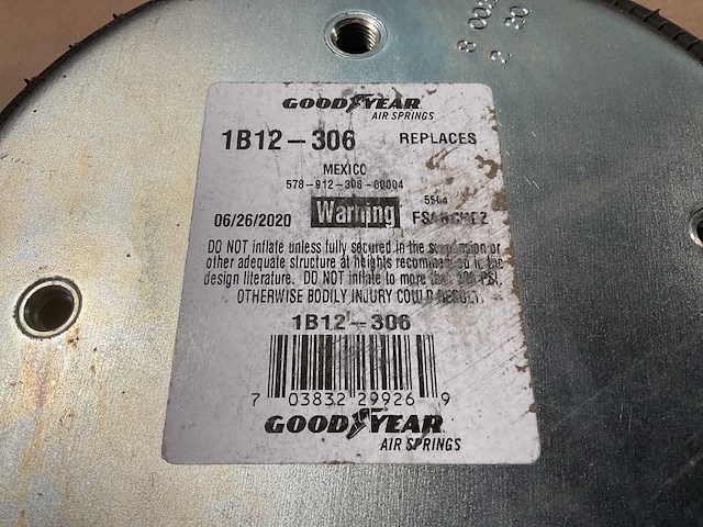 Good year 1b12-306 air spring - afbeelding 2 van  5