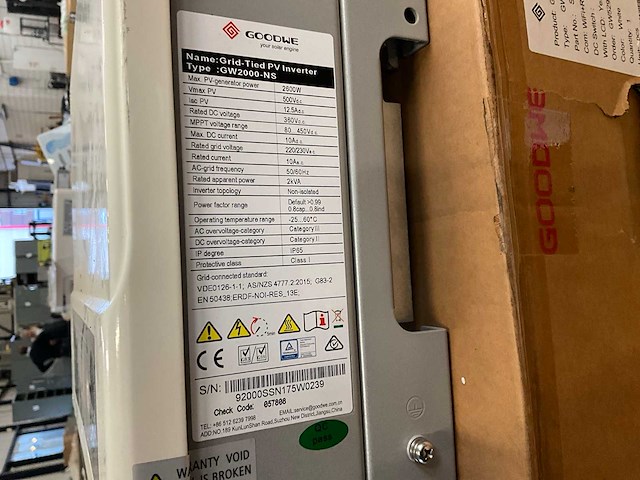 Goodie gw2000-ns omvormer (2x) - afbeelding 3 van  7