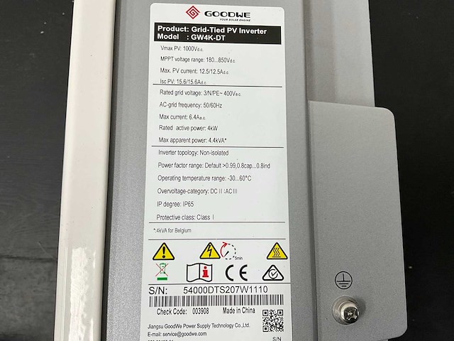 Goodwe - gw4k-dt - omvormer - afbeelding 6 van  6