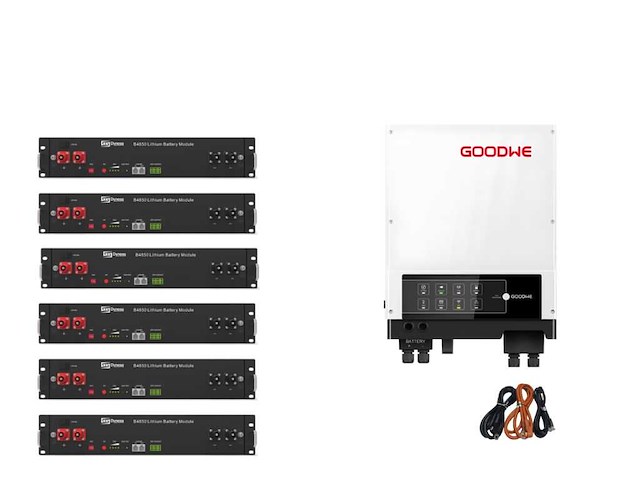 Goodwe + dyness - omvormer - 14.4 kw batterij t.b.v. energieopslag - afbeelding 1 van  9