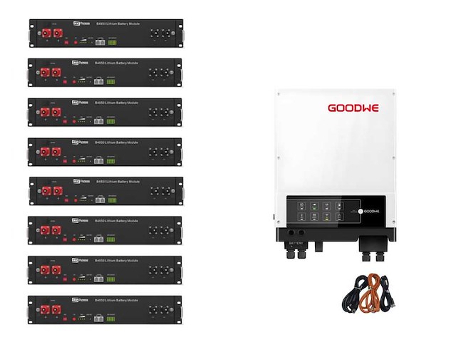 Goodwe + dyness - omvormer - 19.2 kw batterij t.b.v. energieopslag - afbeelding 1 van  5
