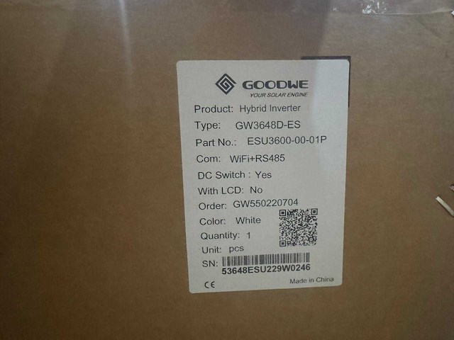 Goodwe + dyness - omvormer - 4.8 kw batterij t.b.v. energieopslag - afbeelding 4 van  8