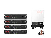 Goodwe + dyness - omvormer - 9.6 kw batterij t.b.v. energieopslag