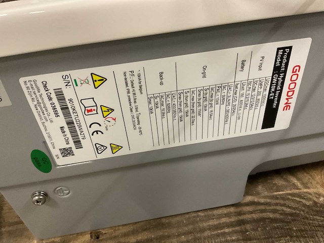 Goodwe gw 10k-et / lx d5.0-10 inverter + batterijopslag - afbeelding 4 van  11
