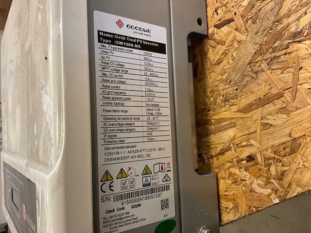 Goodwe gw1500-ns omvormer (2x) - afbeelding 4 van  4