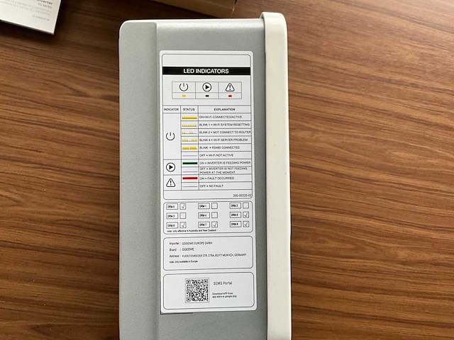Goodwe gw3000-xs omvormer - afbeelding 10 van  11