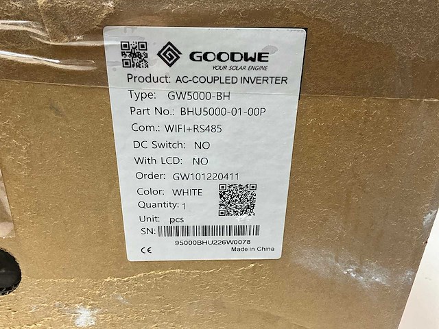 Goodwe gw5000-bh omvormer - afbeelding 4 van  4