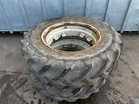 Goodyear – landbouwband dubbellucht 18.4-38 met velg zonder spaken (2x) - afbeelding 2 van  3