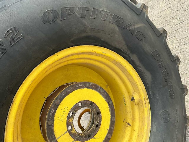 Goodyear optitrac dt 830 band, wiel en velg (2x) - afbeelding 10 van  12