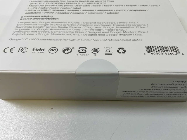 Google (ftcu139t), titan usb security key bundle (new) (40x) - afbeelding 9 van  9