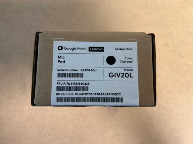 Google meet series one mic pod charcoal - afbeelding 2 van  2