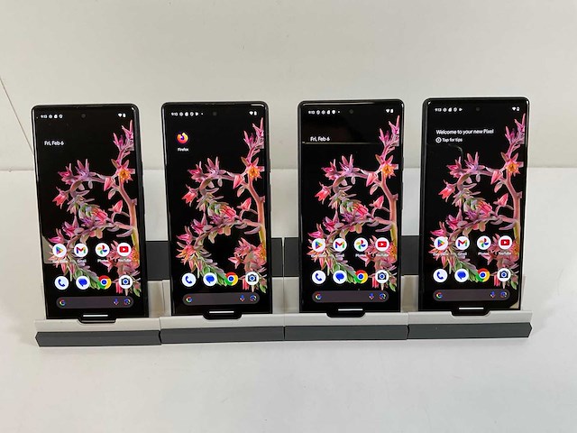 Google pixel 6 - 128 gb - black (4x) - afbeelding 1 van  6