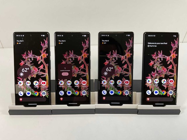 Google pixel 6 - 128 gb - black (4x) - afbeelding 1 van  6