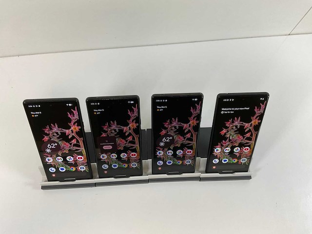 Google pixel 6 - 128 gb - black (4x) - afbeelding 2 van  6