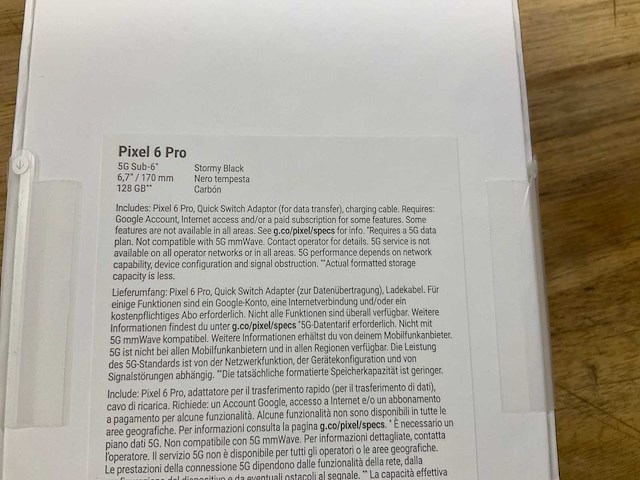 Google pixel 6 pro mobiele telefoon - afbeelding 3 van  3