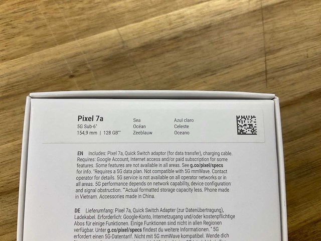 Google pixel 7a mobiele telefoon - afbeelding 3 van  4