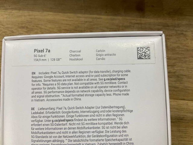 Google pixel 7a mobiele telefoon - afbeelding 3 van  3