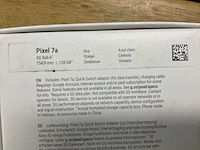 Google pixel 7a mobiele telefoon - afbeelding 1 van  1