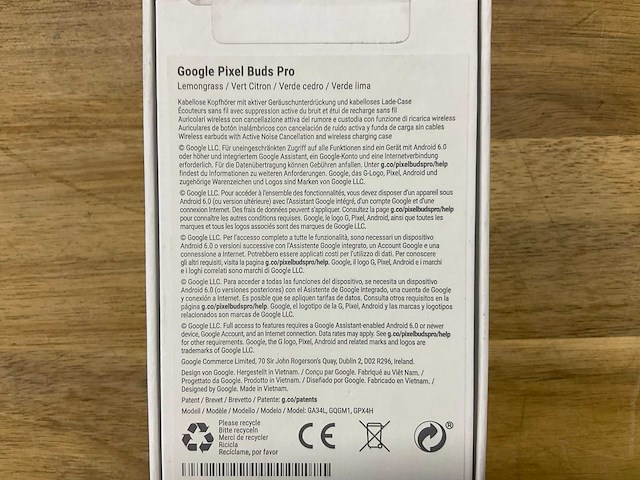 Google pixel buds pro oortjes - afbeelding 2 van  2