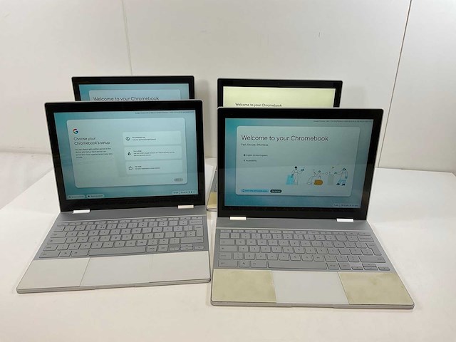 Google pixel coa 12.3”, core(tm) i7-7y75, 16 gb ram, 512 gb ssd touchscreen chromebooks (4x) - afbeelding 1 van  24