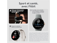 Google pixel watch 41 mm met gps zilver (beige) - afbeelding 2 van  5