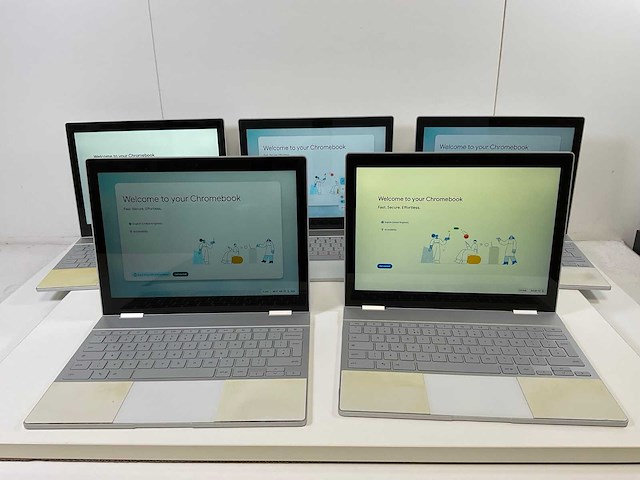 Google pixelbook coa 12.3”, core(tm) i7-7y75, 16 gb ram, 256 gb ssd touchscreen chromebooks (5x) - afbeelding 1 van  32