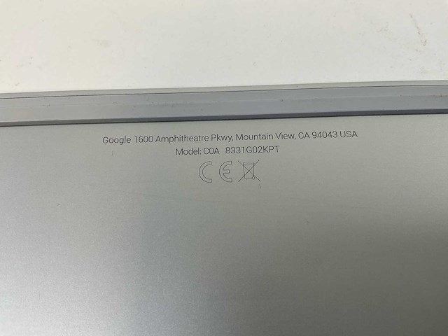 Google pixelbook coa 12.3”, core(tm) i7-7y75, 16 gb ram, 256 gb ssd touchscreen chromebooks (5x) - afbeelding 20 van  32