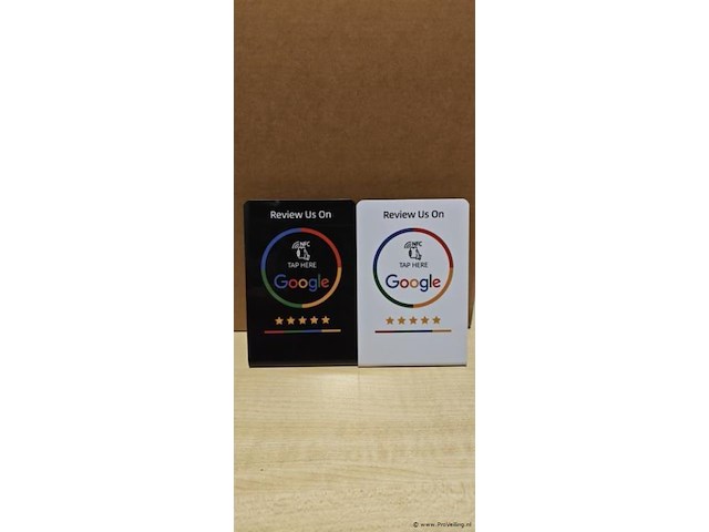 Google review display klein - zwart - afbeelding 1 van  2