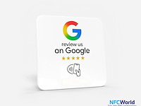 Google review plaat - wit - afbeelding 2 van  2