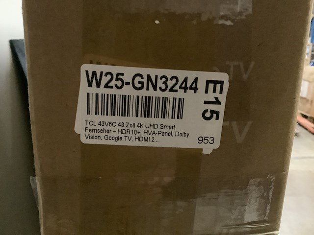 Google tv 43 inch, tcl, 43v6c 43, zwart - afbeelding 4 van  9