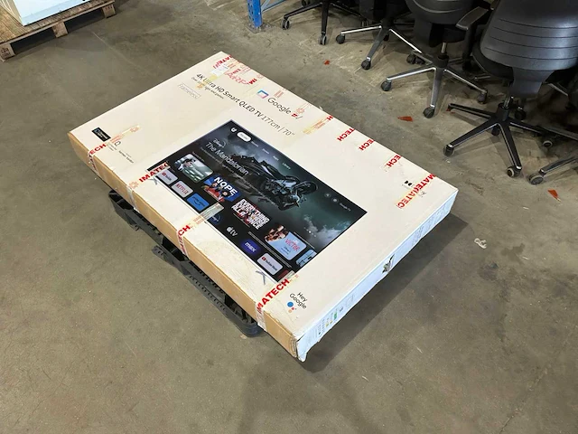 Google tv smart qled televisie - afbeelding 1 van  7