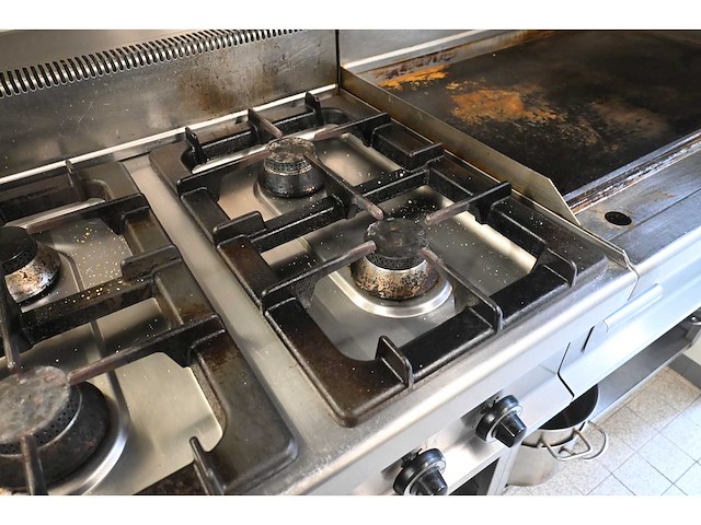 Goos horeca 6-pits gasfornuis - afbeelding 4 van  5