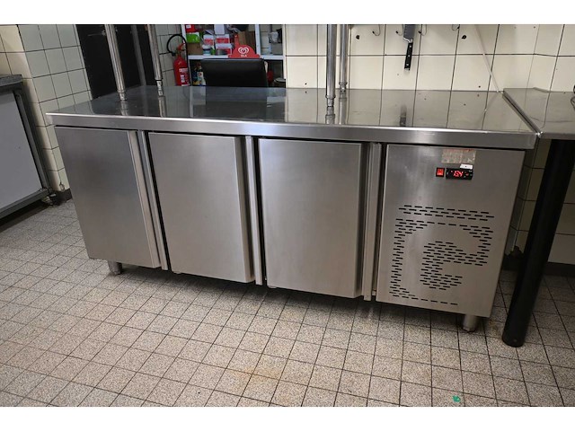 Goos horeca gotp-7-180-30-sp rvs koelwerkbank - afbeelding 1 van  7