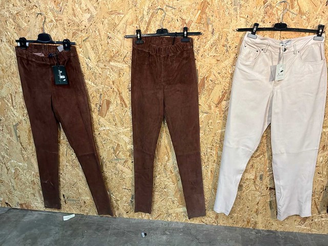 Goose-craft leer/suede broeken (10x) - afbeelding 18 van  19