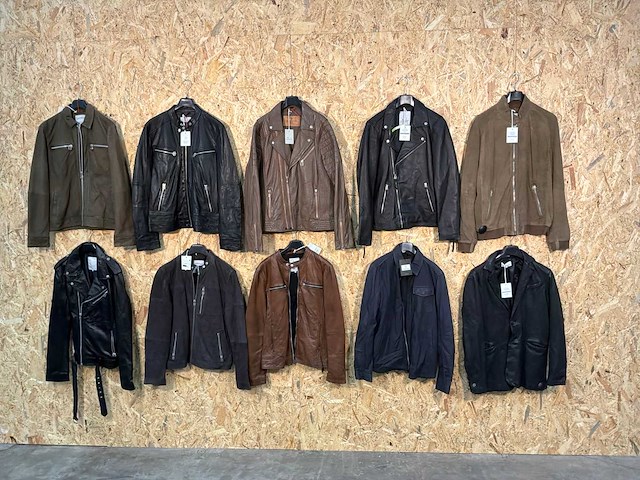 Goose-craft leren jassen (10x) - afbeelding 1 van  21