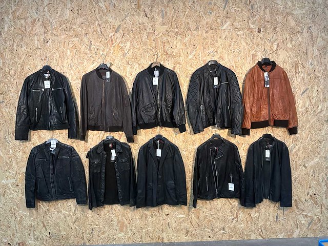 Goose-craft leren jassen (10x) - afbeelding 1 van  22