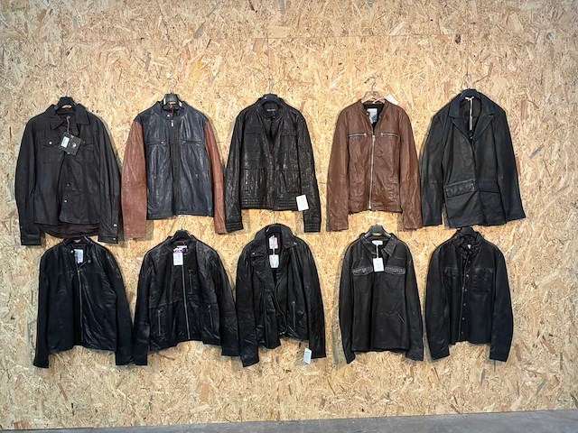 Goose-craft leren jassen (10x) - afbeelding 1 van  23