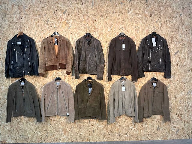 Goose-craft leren jassen (10x) - afbeelding 1 van  25