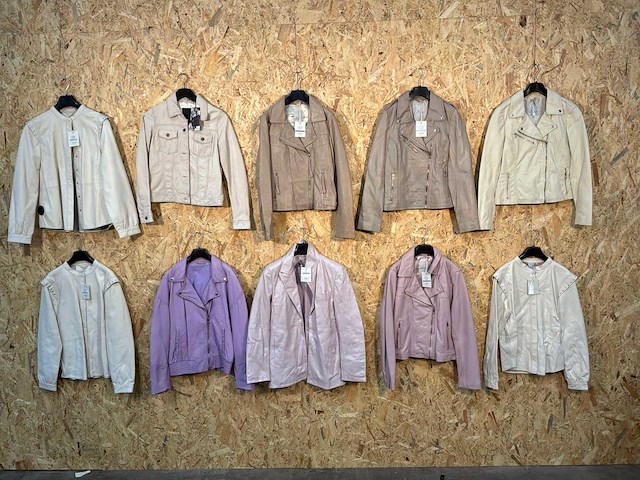 Goose-craft leren jassen (10x) - afbeelding 1 van  23