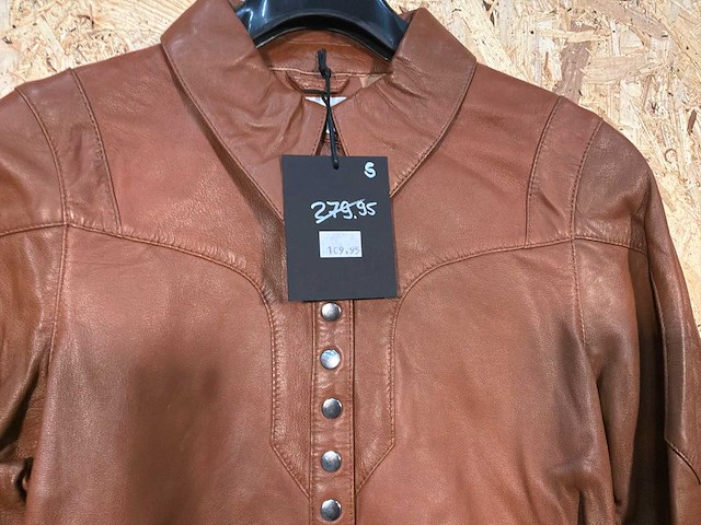 Goose-craft leren jassen bloezen (10x) - afbeelding 4 van  26