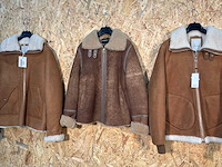 Goose-craft wollen leren jassen (5x) - afbeelding 3 van  14