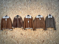 Goose-craft wollen leren jassen (5x) - afbeelding 1 van  14