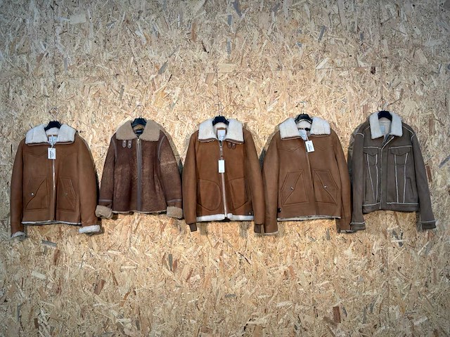 Goose-craft wollen leren jassen (5x) - afbeelding 12 van  14