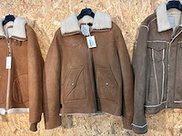 Goose-craft wollen leren jassen (5x) - afbeelding 10 van  14