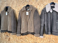 Goose-craft wollen leren jassen (5x) - afbeelding 10 van  14