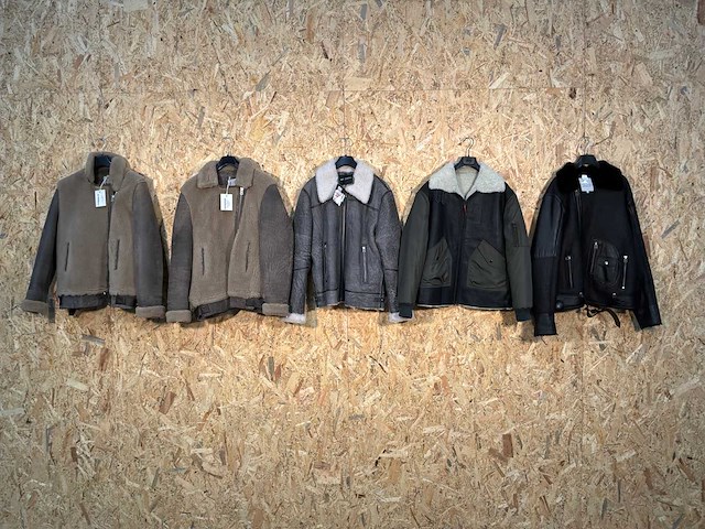 Goose-craft wollen leren jassen (5x) - afbeelding 9 van  14