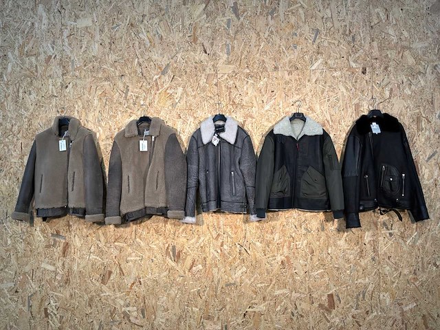 Goose-craft wollen leren jassen (5x) - afbeelding 12 van  14