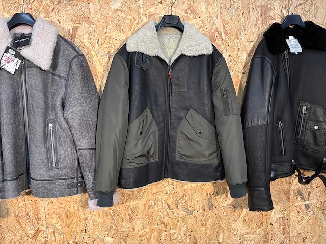 Goose-craft wollen leren jassen (5x) - afbeelding 8 van  14